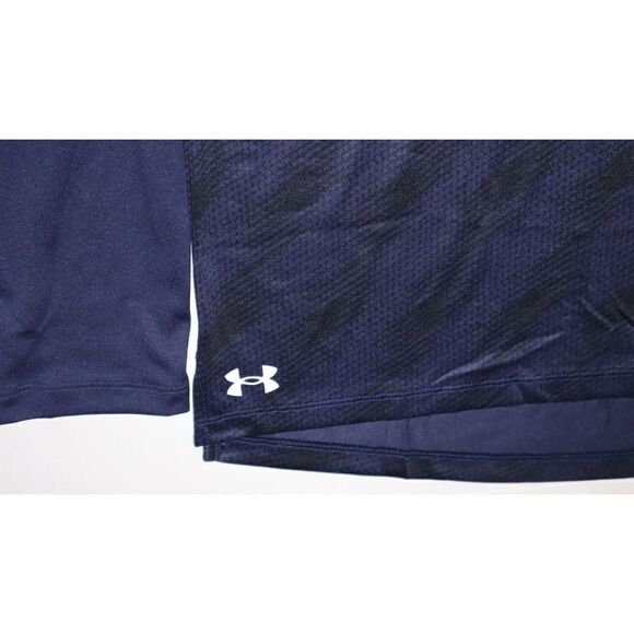 Under Armour 1351230 411 Womens Sz S Academy Blue Locker Emboss 1/4 Zip Pullover - Picture 5 of 7